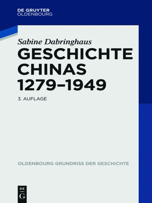 cover image of Geschichte Chinas 1279-1949